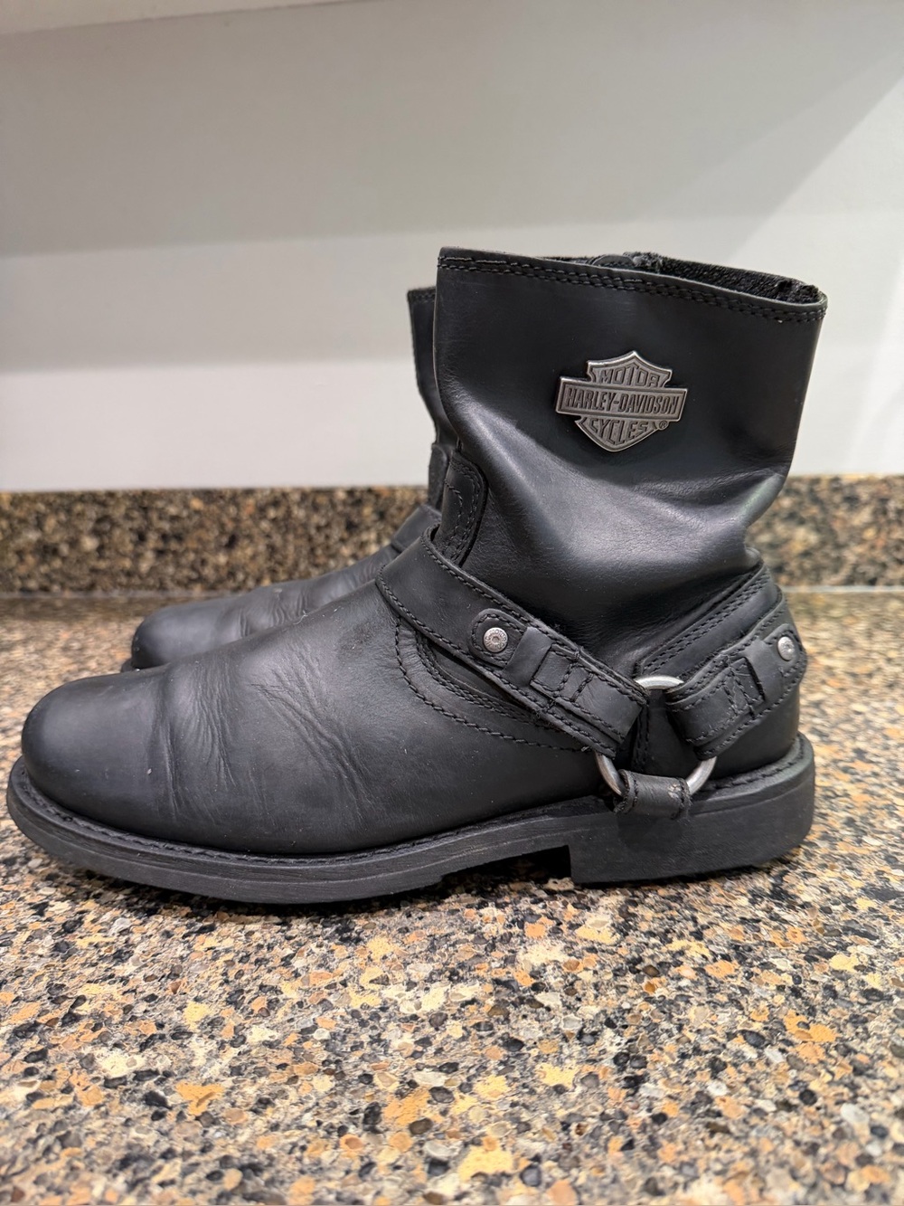Harley Davidson, men’s harness boots size 9, medium